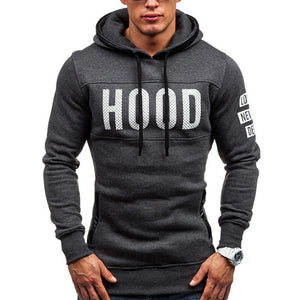 Men Winter Slim Hoodie Sweatshirt