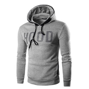 Men Winter Slim Hoodie Sweatshirt
