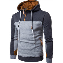 Load image into Gallery viewer, Autumn Winter Fashion Color Stitching Hoodies