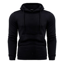 Load image into Gallery viewer, Fleece Men Color Stitching Velvet Hoodies