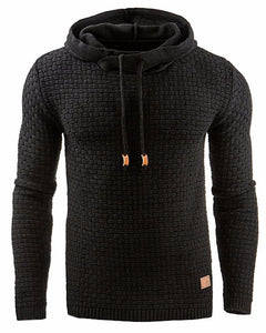 Casual Men's Hoodies Hooded Solid Color Men's Sweatshirt