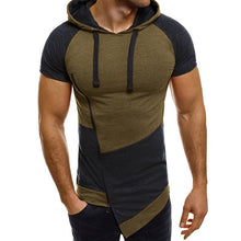 Load image into Gallery viewer, Mens Pullover Short Sleeve Hoodie