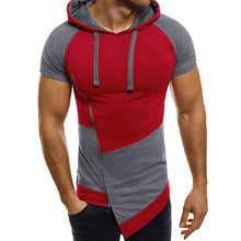 Load image into Gallery viewer, Mens Pullover Short Sleeve Hoodie