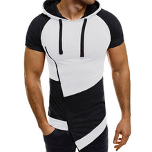 Load image into Gallery viewer, Mens Pullover Short Sleeve Hoodie
