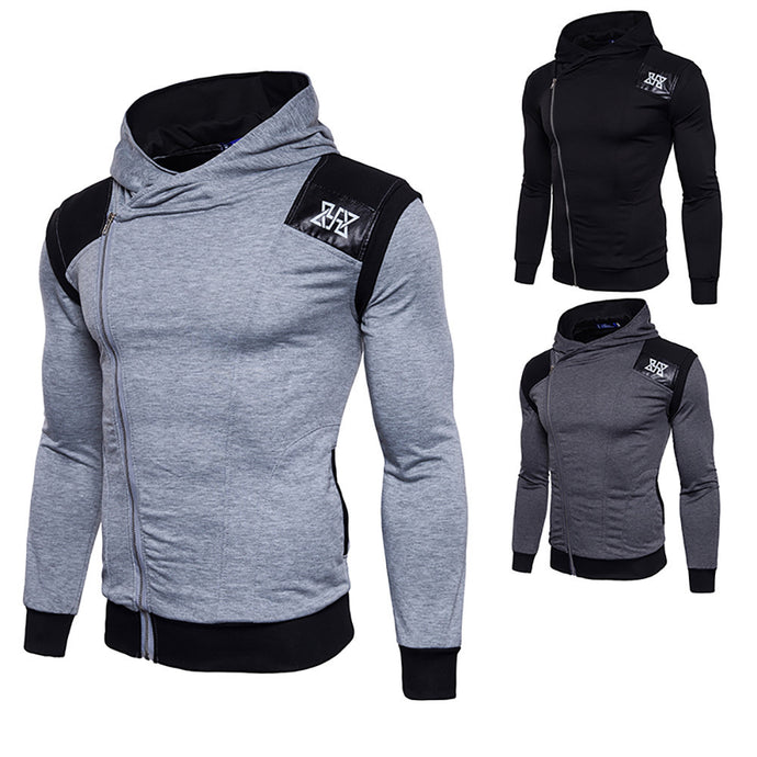 Mens Fitness Long Sleeves Bodybuilding Skin Hoodie
