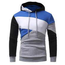 Load image into Gallery viewer, Mens&#39; Long Sleeve Patchwork Hoodie