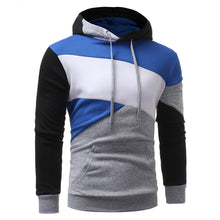 Load image into Gallery viewer, Mens&#39; Long Sleeve Patchwork Hoodie